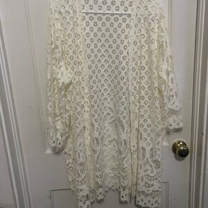 Maurices Cream Lace top for layering